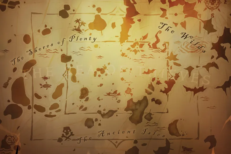 Asset pack promo image for Sea of Thieves Map