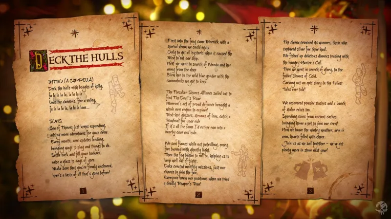 Asset pack promo image for Shanty Lyrics