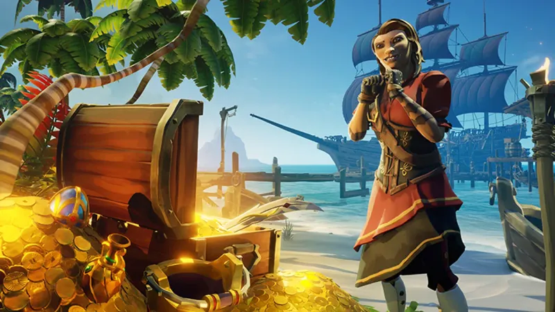 Asset pack promo image for Summer of Sea of Thieves