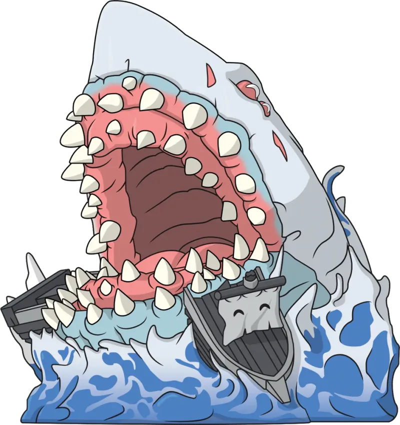 Asset pack promo image for Shrouded Ghost Megalodon