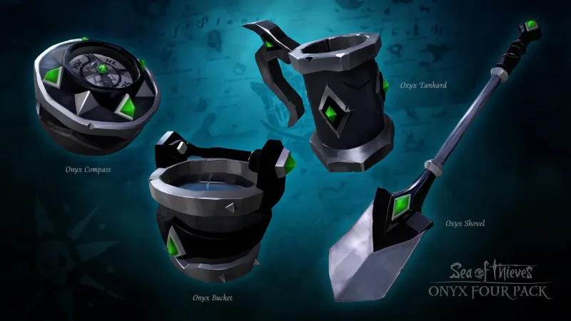 Asset pack promo image for Obsidian Four Pack