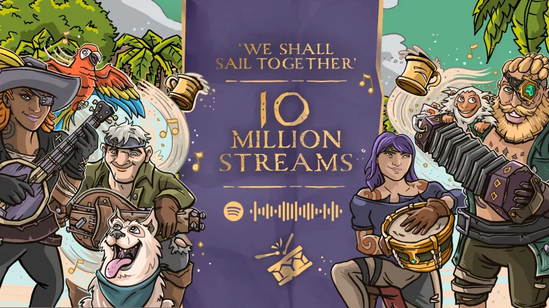 Asset pack promo image for We Shall Sail Together - 10 Million Streams