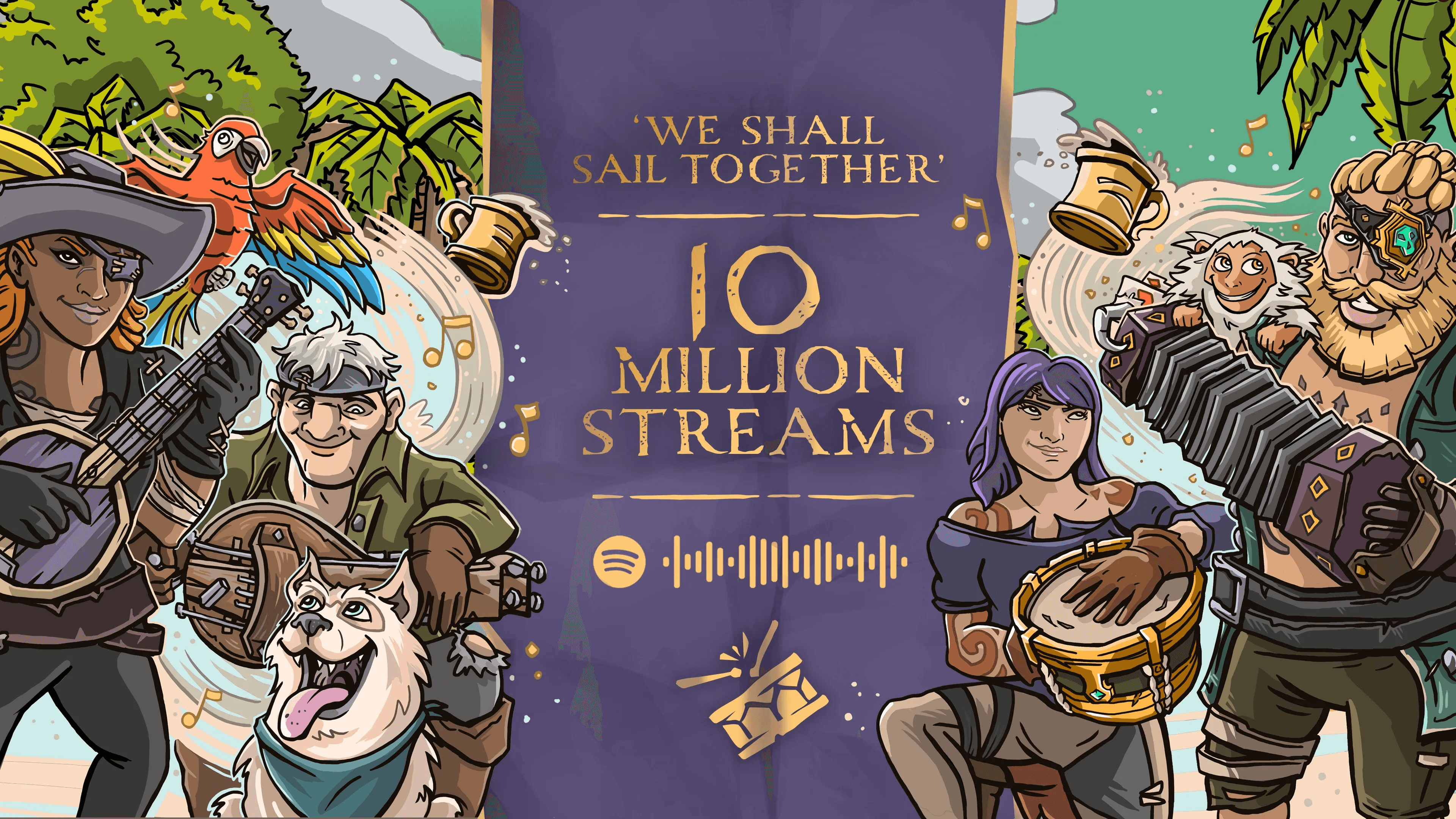 We Shall Sail Together - 10 Million Streams